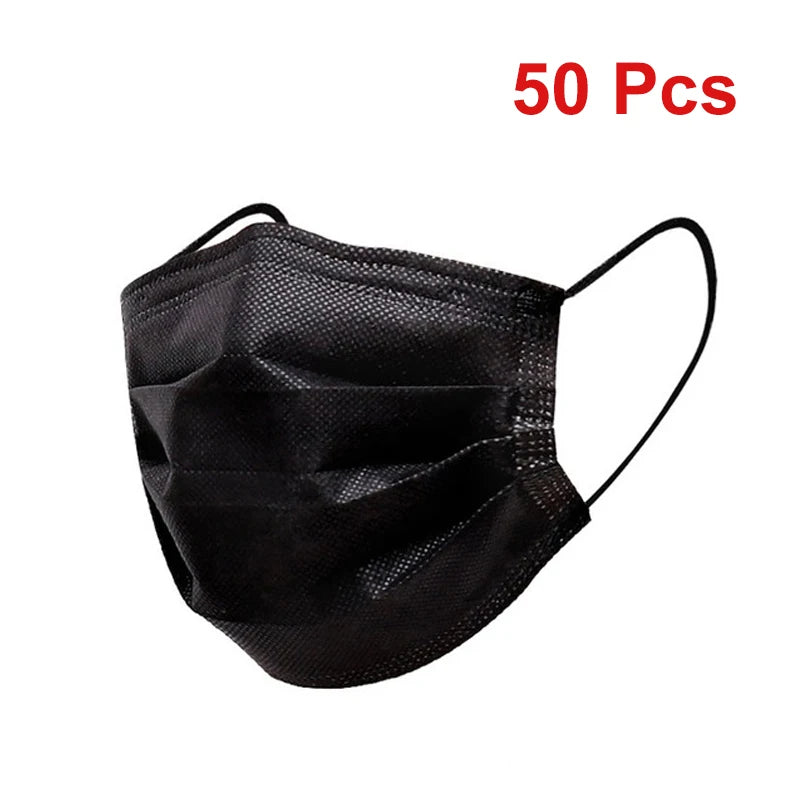 3-layer Face Masks - 50 count