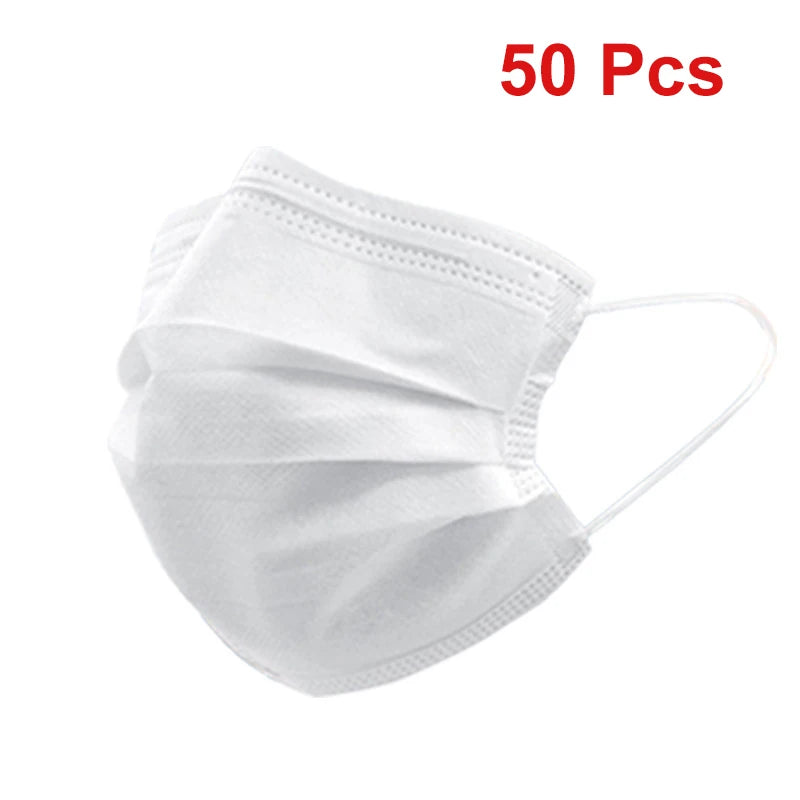 3-layer Face Masks - 50 count