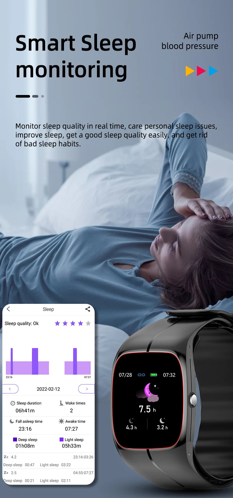 Medical Grade Blood Pressure Smartwatch