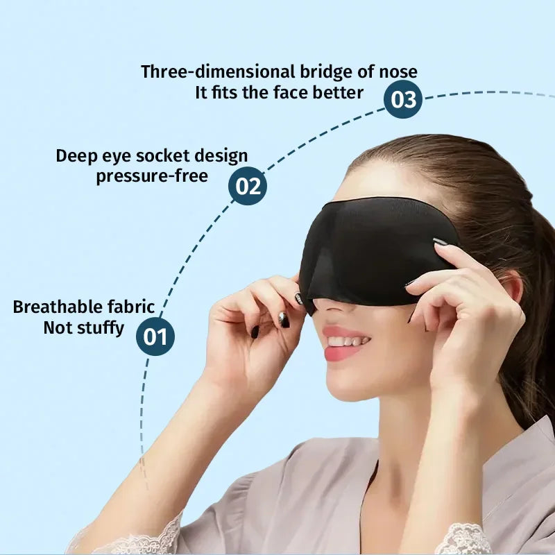 Concave Molded Night Sleep Face Masks