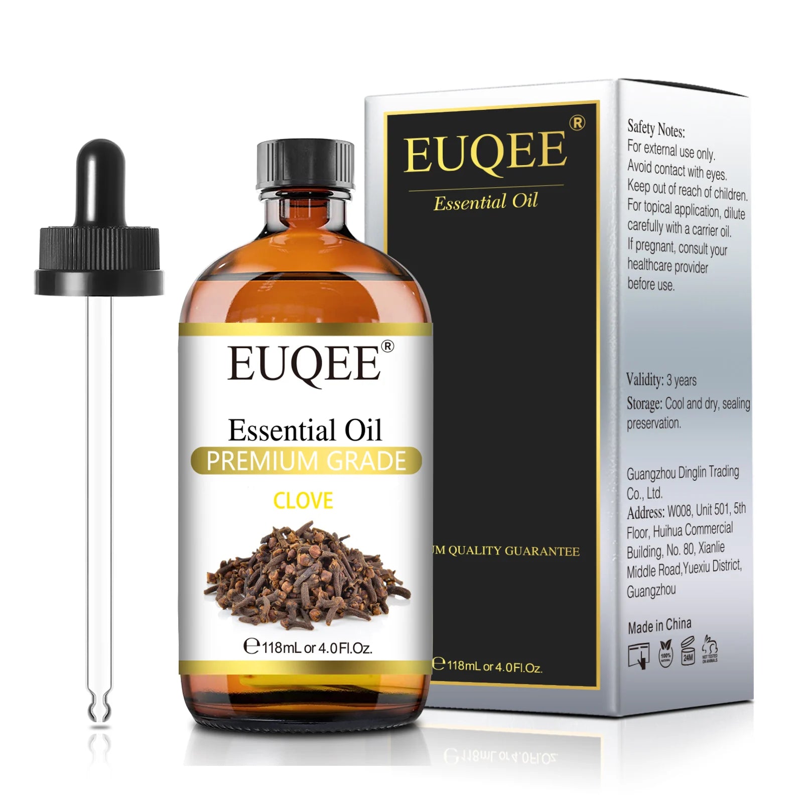 EUQEE 4 Fl Oz Essential Oils for Aromatherapy