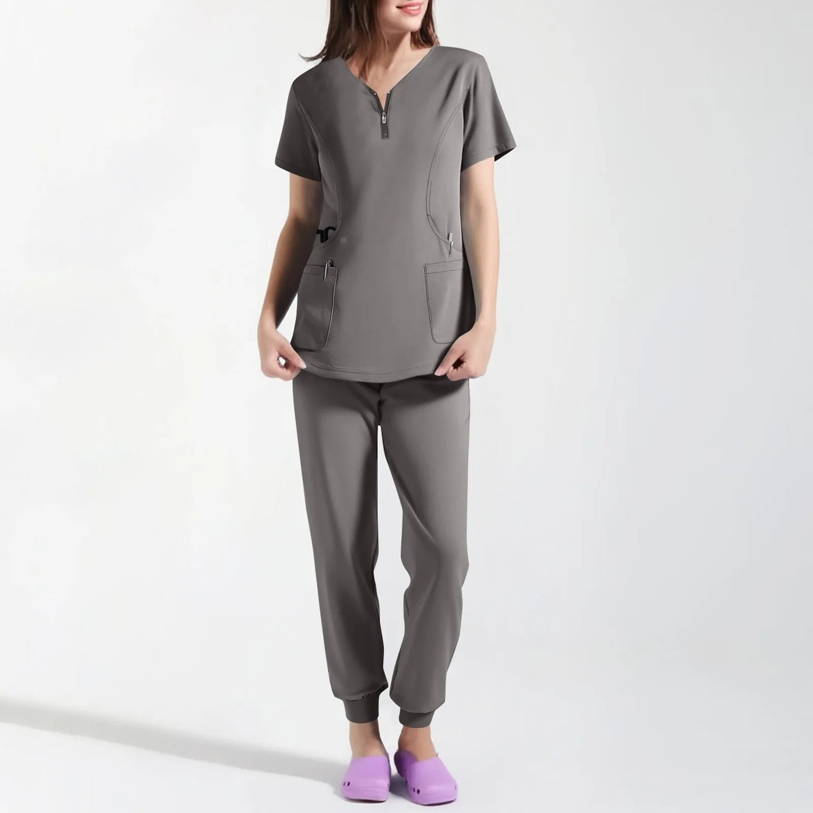 Scrubs Sets Medical Uniforms - Top + Jogger Pants
