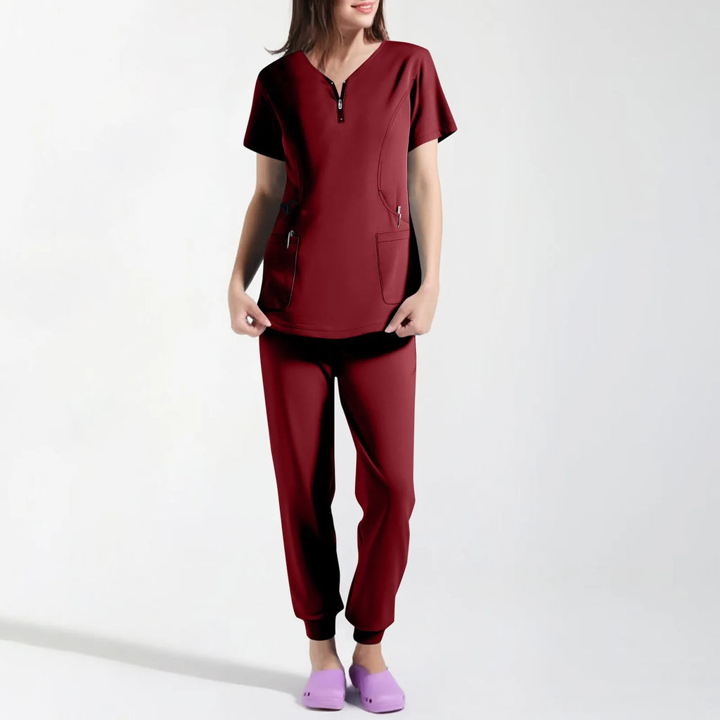 Scrubs Sets Medical Uniforms - Top + Jogger Pants