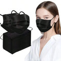 50pcs Disposable Face Masks: Soft On Skin - 3-Ply