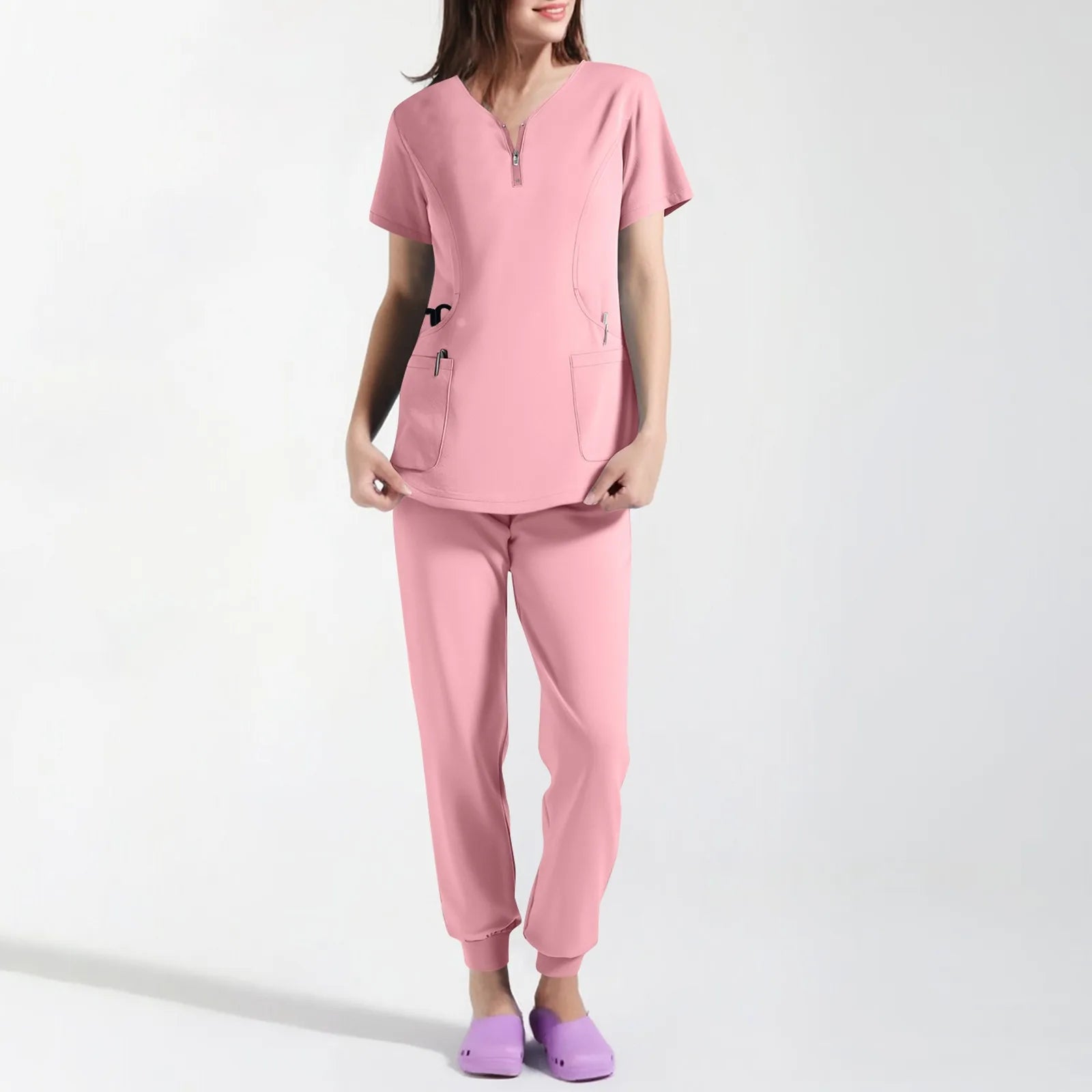 Scrubs Sets Medical Uniforms - Top + Jogger Pants