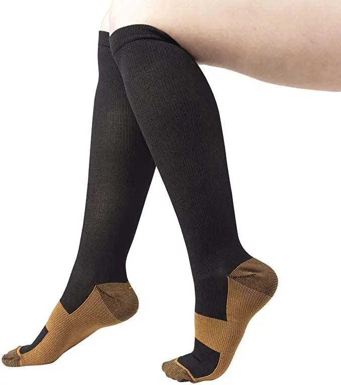 3 Pair Copper Compression Socks Women/Men