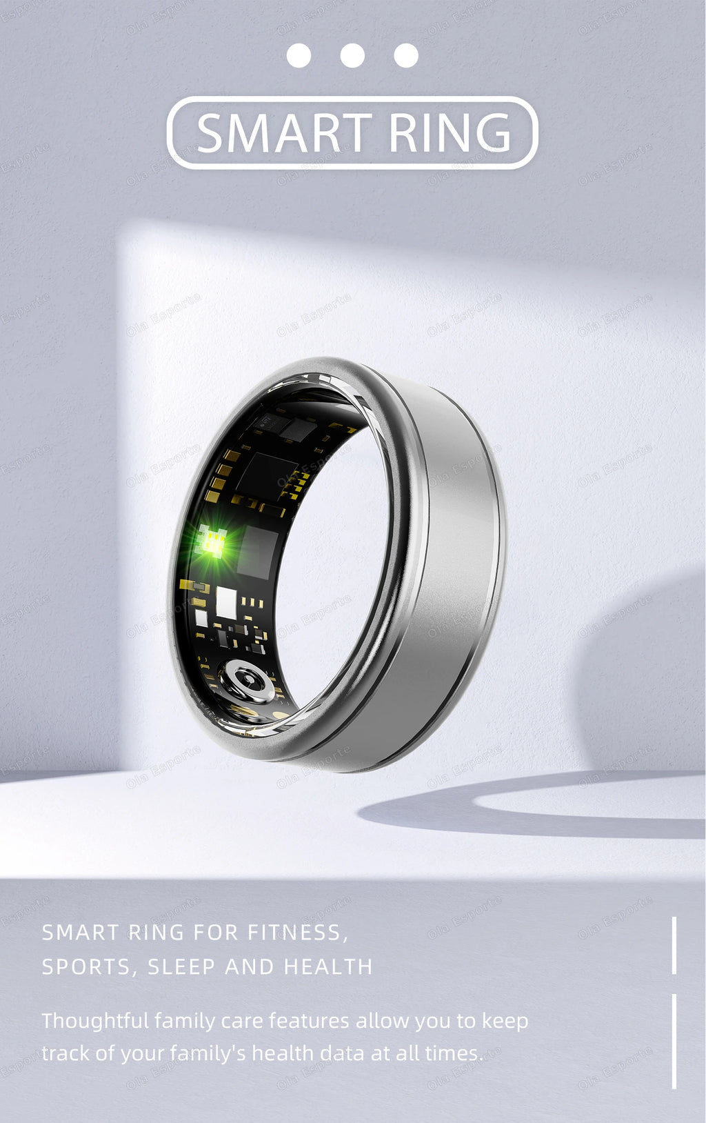 Blood Pressure - Sleep - Health Monitor Smart Ring