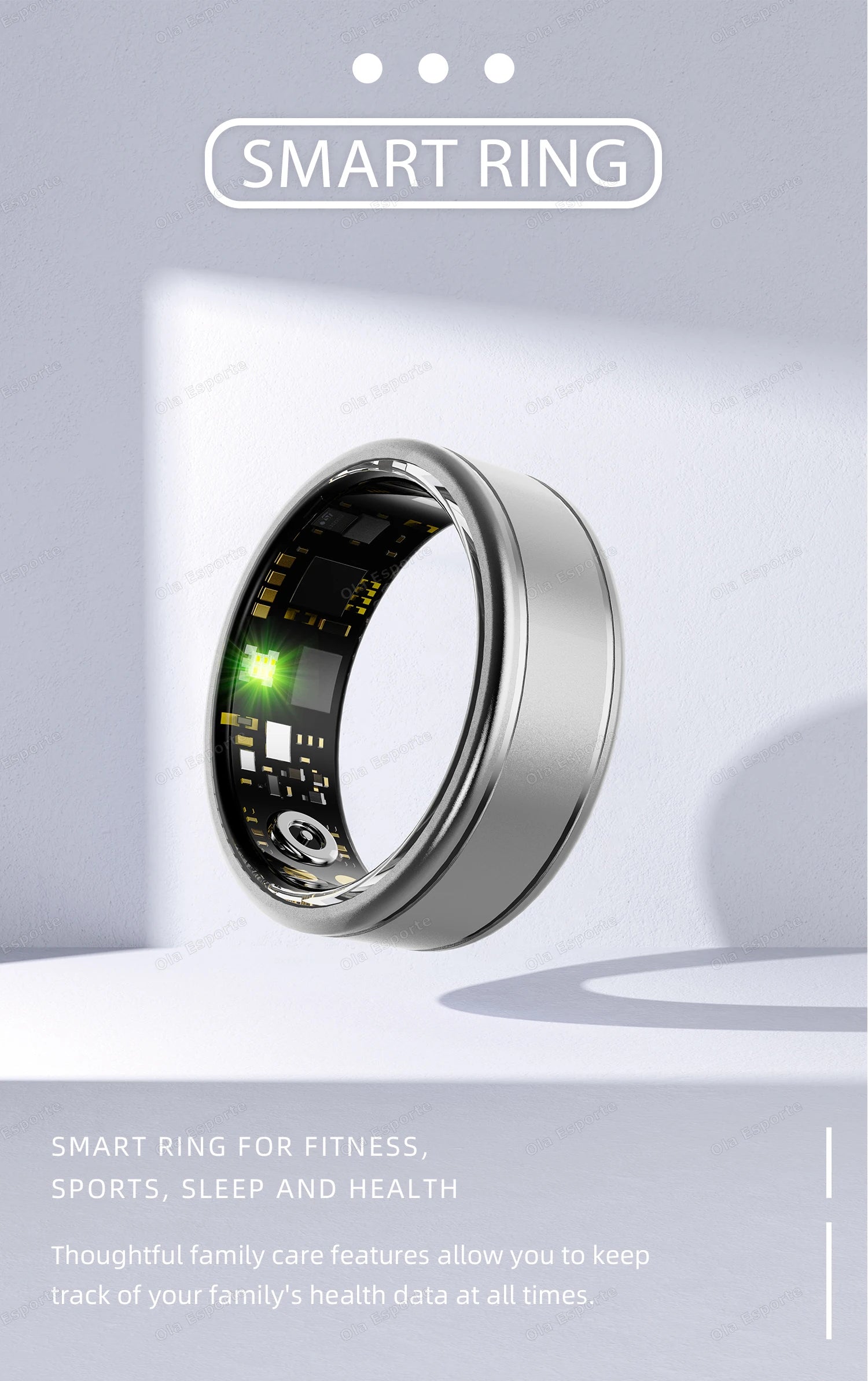 Blood Pressure - Sleep - Health Monitor Smart Ring