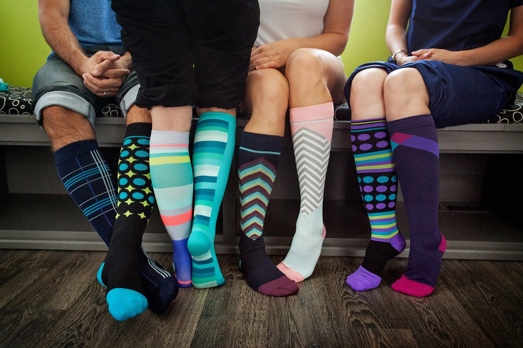 Compression Socks for Men/Women - 4 Pairs