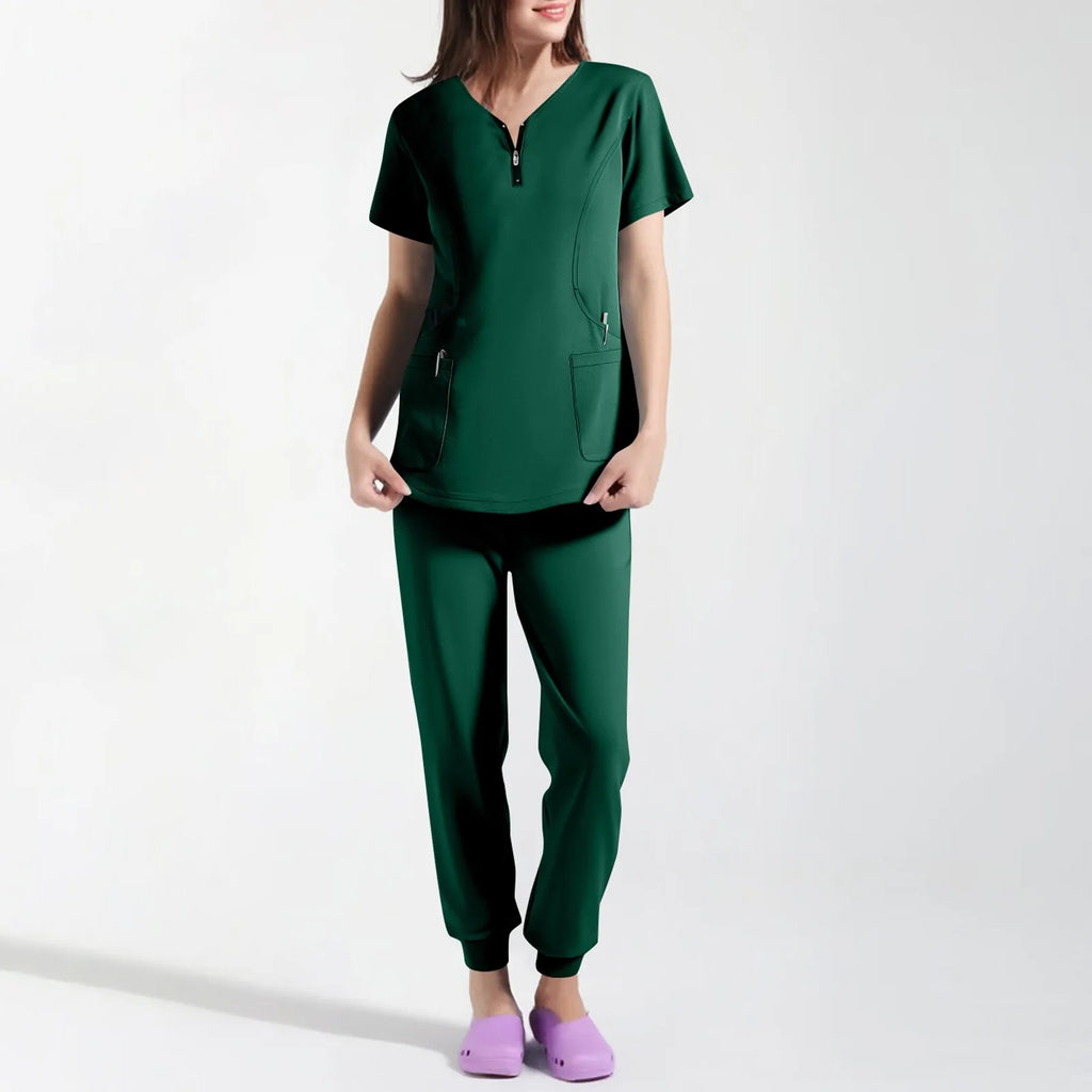 Scrubs Sets Medical Uniforms - Top + Jogger Pants