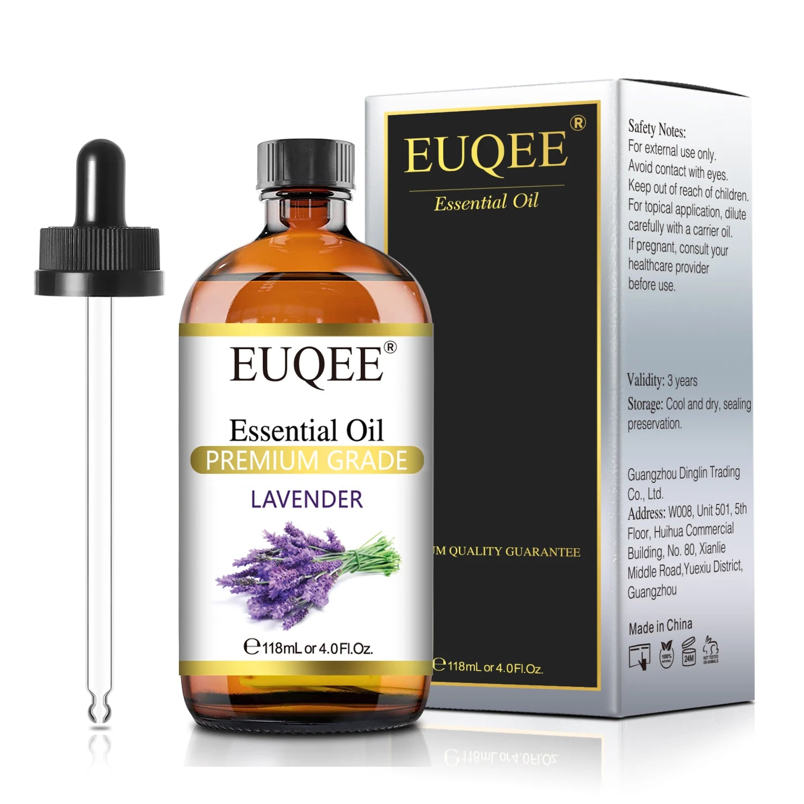 EUQEE 4 Fl Oz Essential Oils for Aromatherapy