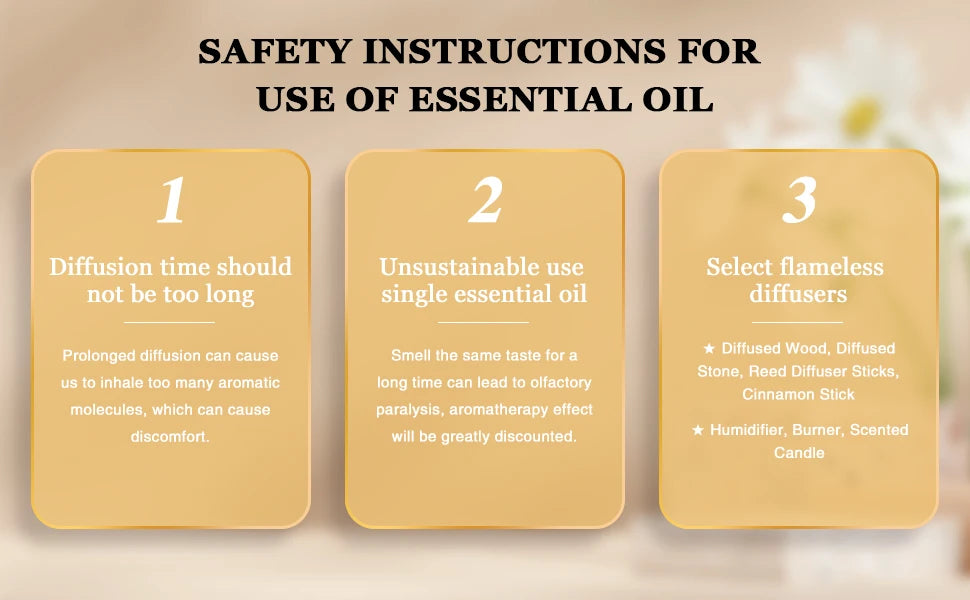EUQEE 10ml Natural Plant Essential Oil with Dropper