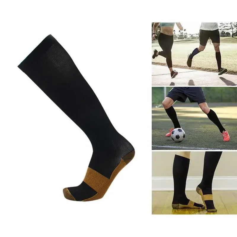 3 Pair Copper Compression Socks Women/Men