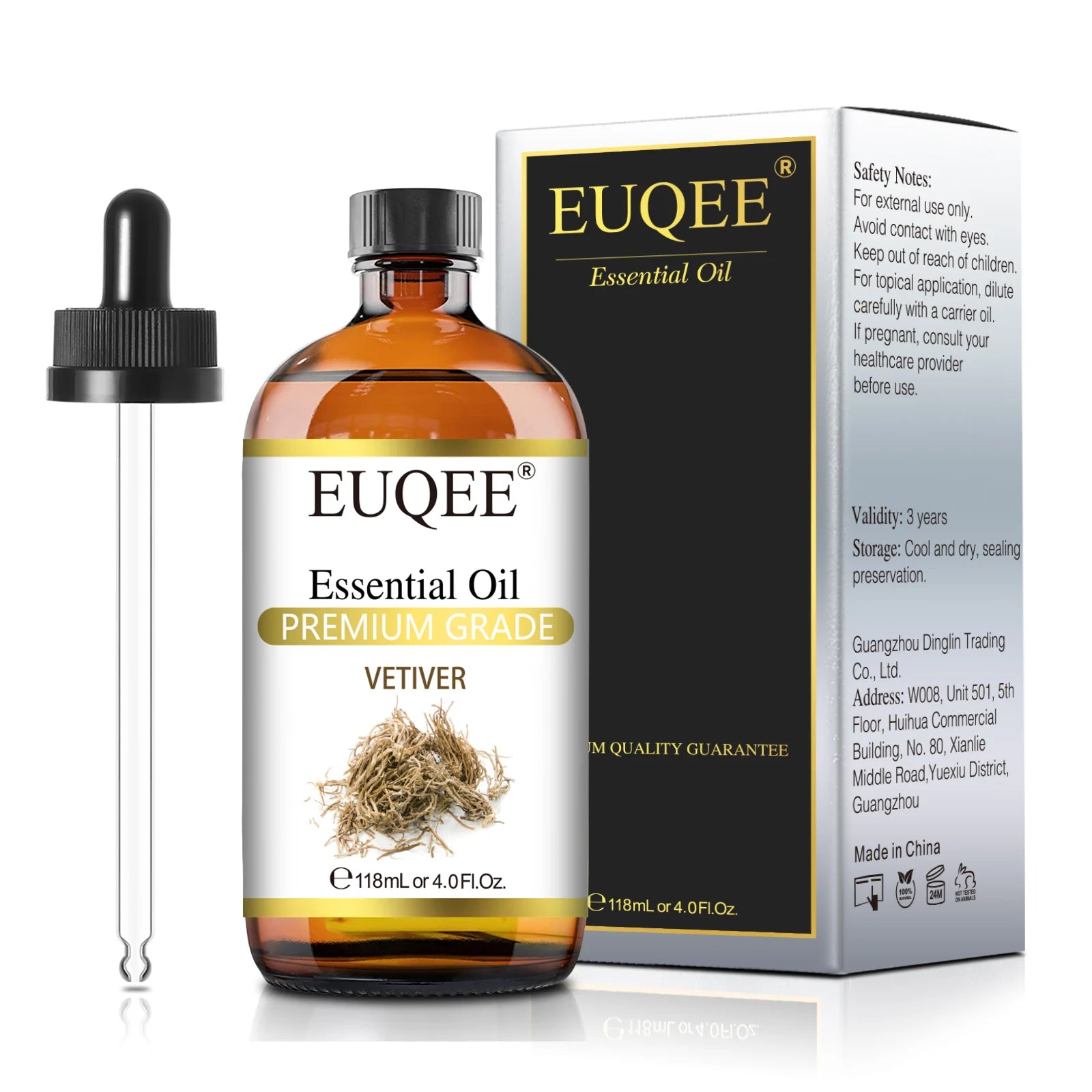 EUQEE 4 Fl Oz Essential Oils for Aromatherapy