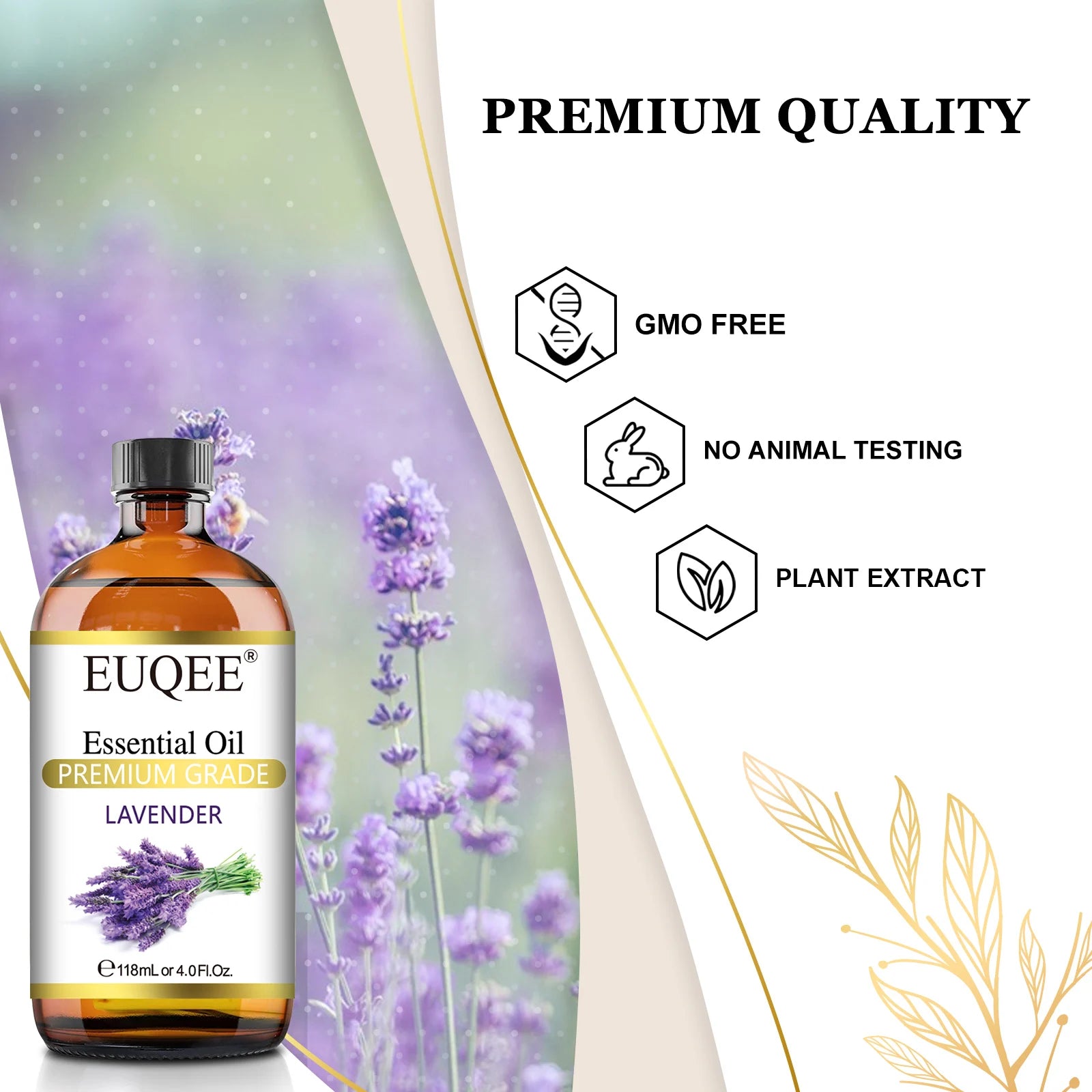 EUQEE 4 Fl Oz Essential Oils for Aromatherapy