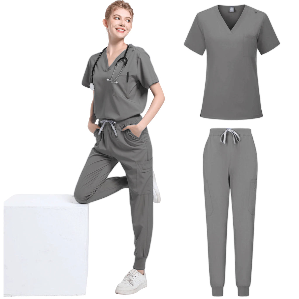 Scrubs Medical Uniforms Woman Multicolour SPA Beauty Uniform Dentist Veterinary Working Clothes Unisex Pharmacy Clinic Scrub Set