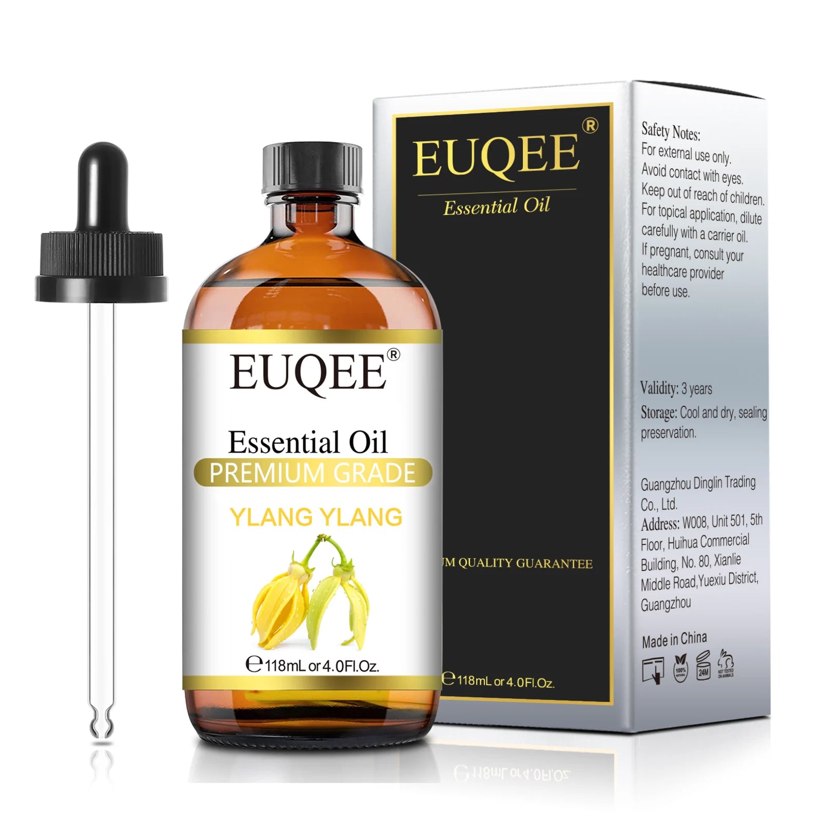 EUQEE 4 Fl Oz Essential Oils for Aromatherapy