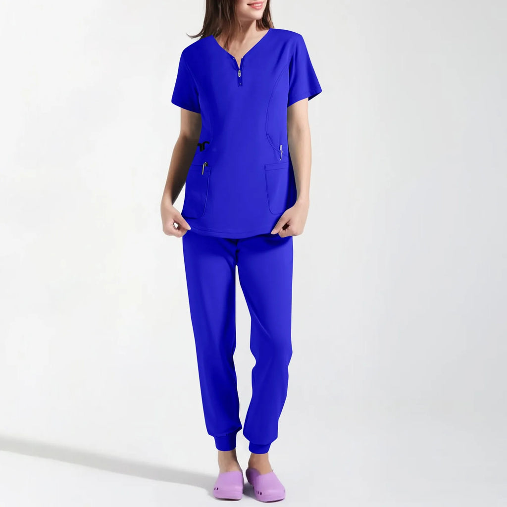 Scrubs Sets Medical Uniforms - Top + Jogger Pants