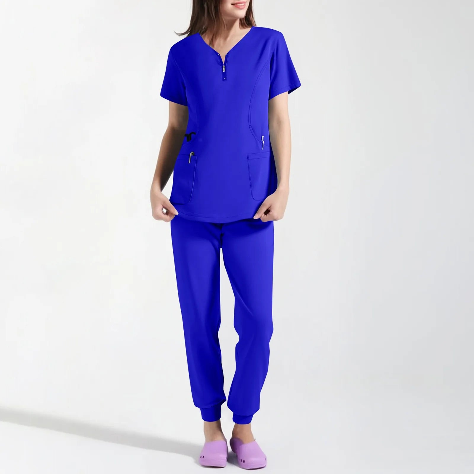 Scrubs Sets Medical Uniforms - Top + Jogger Pants