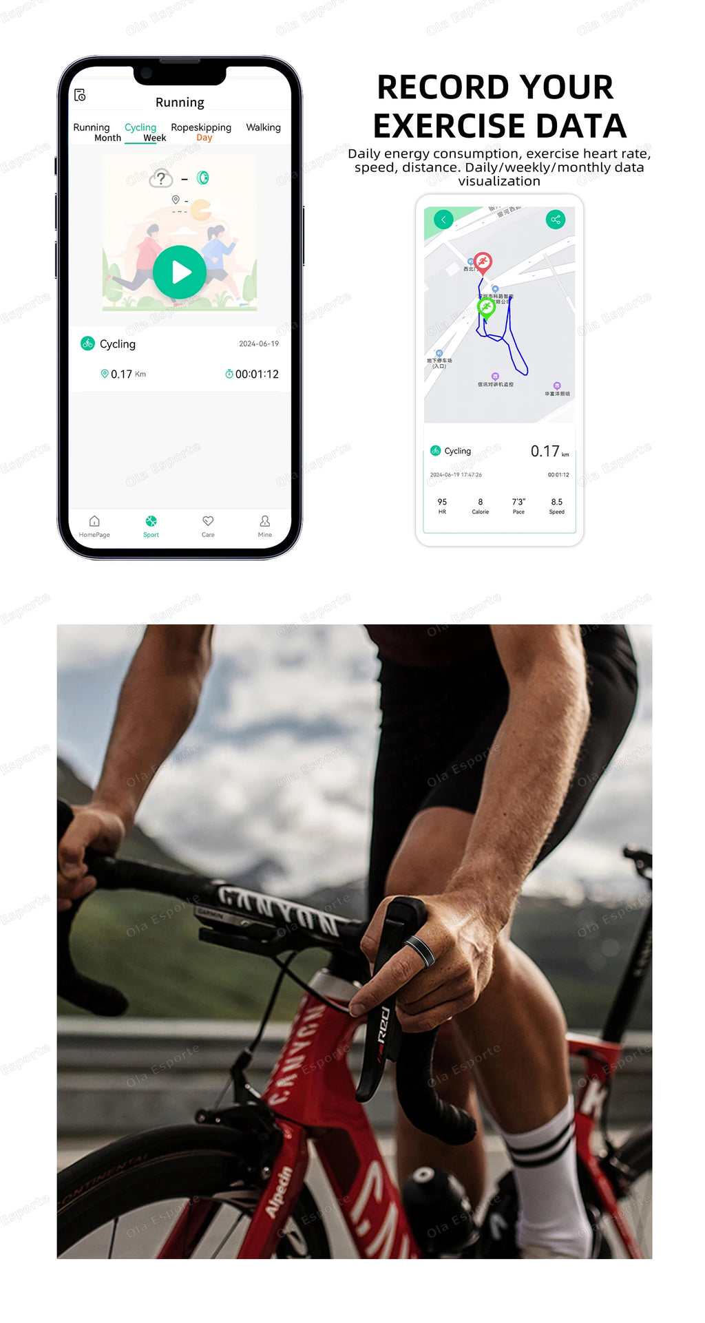 Blood Pressure - Sleep - Health Monitor Smart Ring