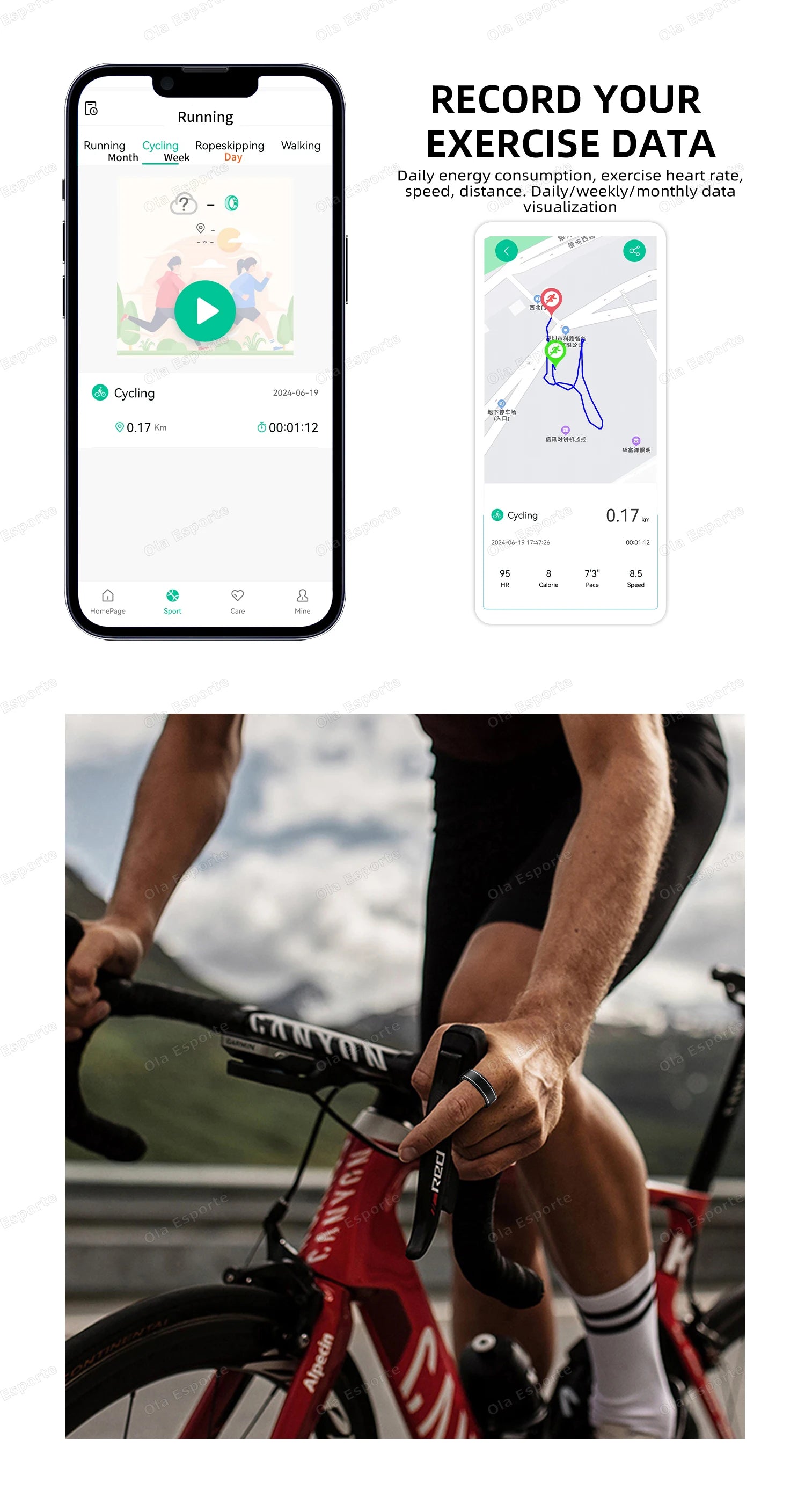 Blood Pressure - Sleep - Health Monitor Smart Ring