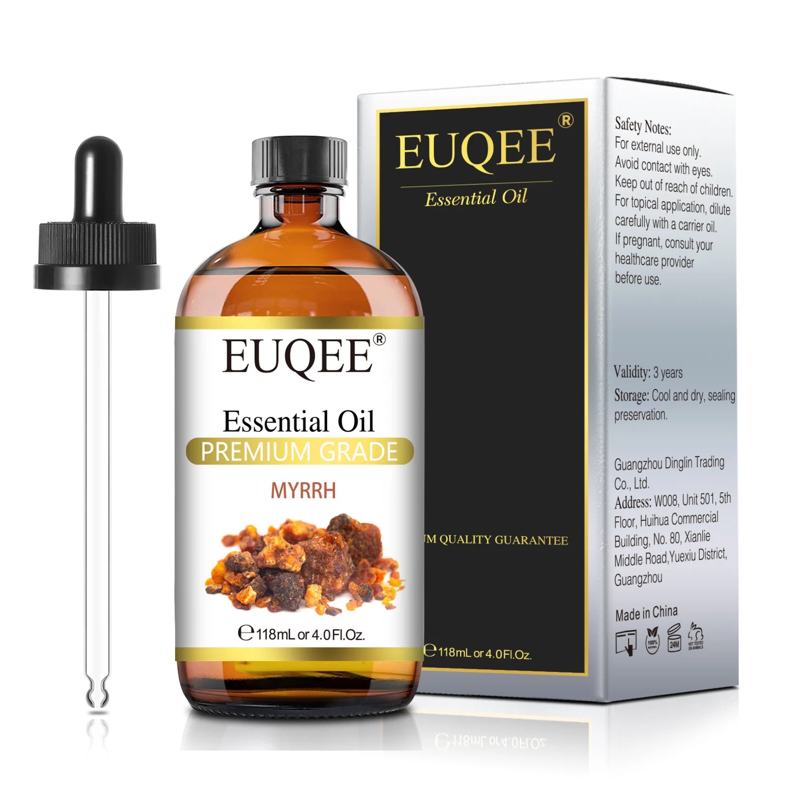 EUQEE 4 Fl Oz Essential Oils for Aromatherapy