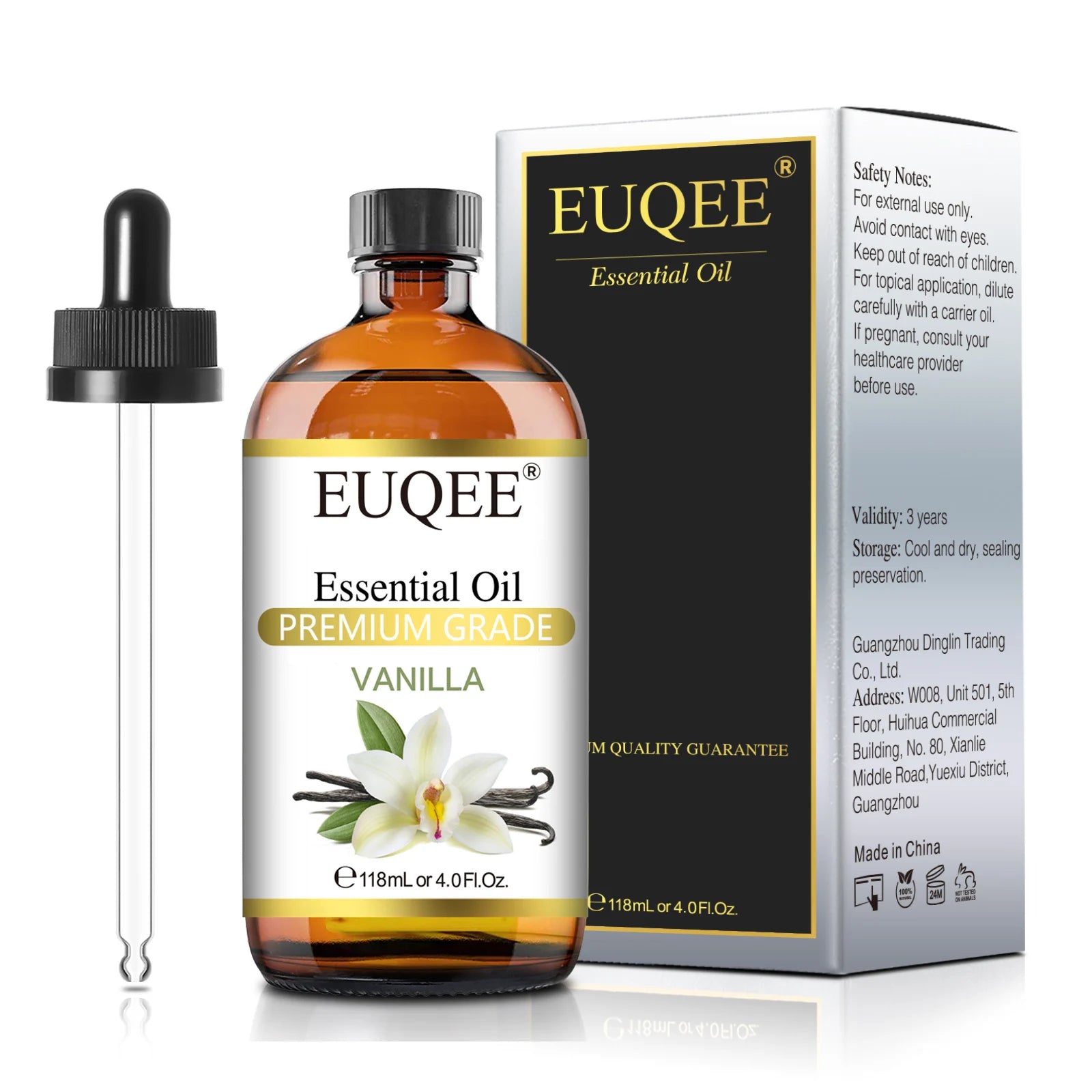 EUQEE 4 Fl Oz Essential Oils for Aromatherapy