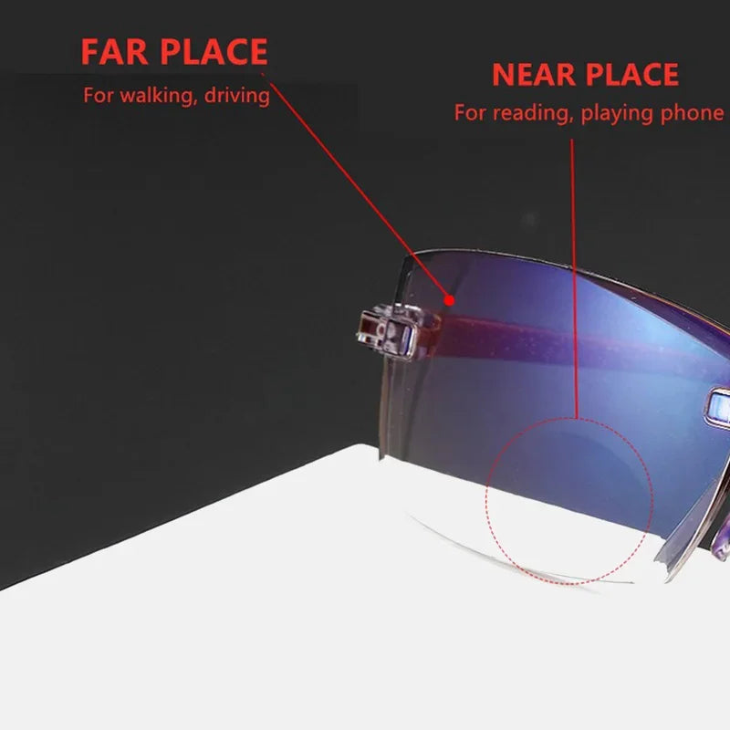 Bifocal Reading Glasses for Near and Far Vision