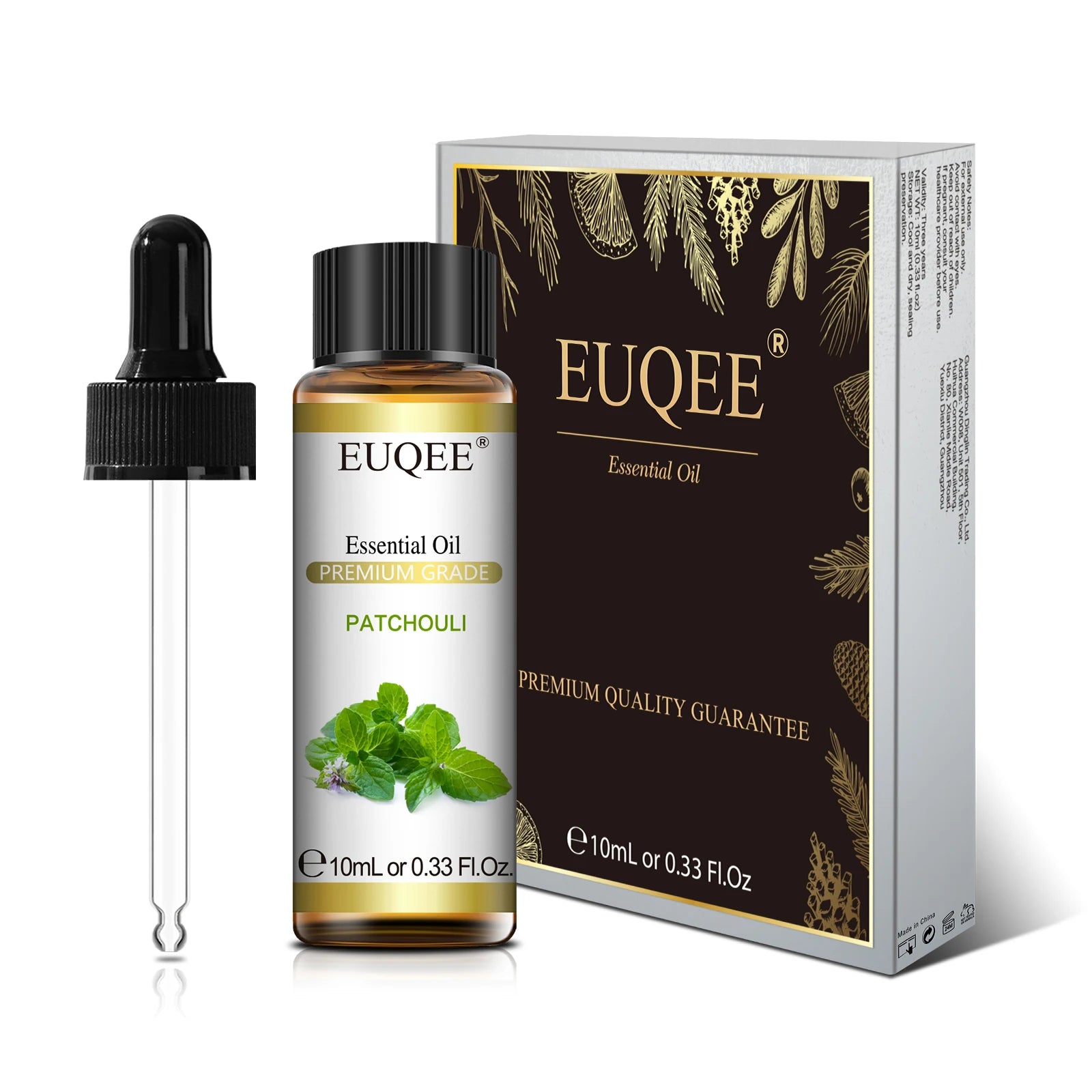 EUQEE 10ml Natural Plant Essential Oil with Dropper