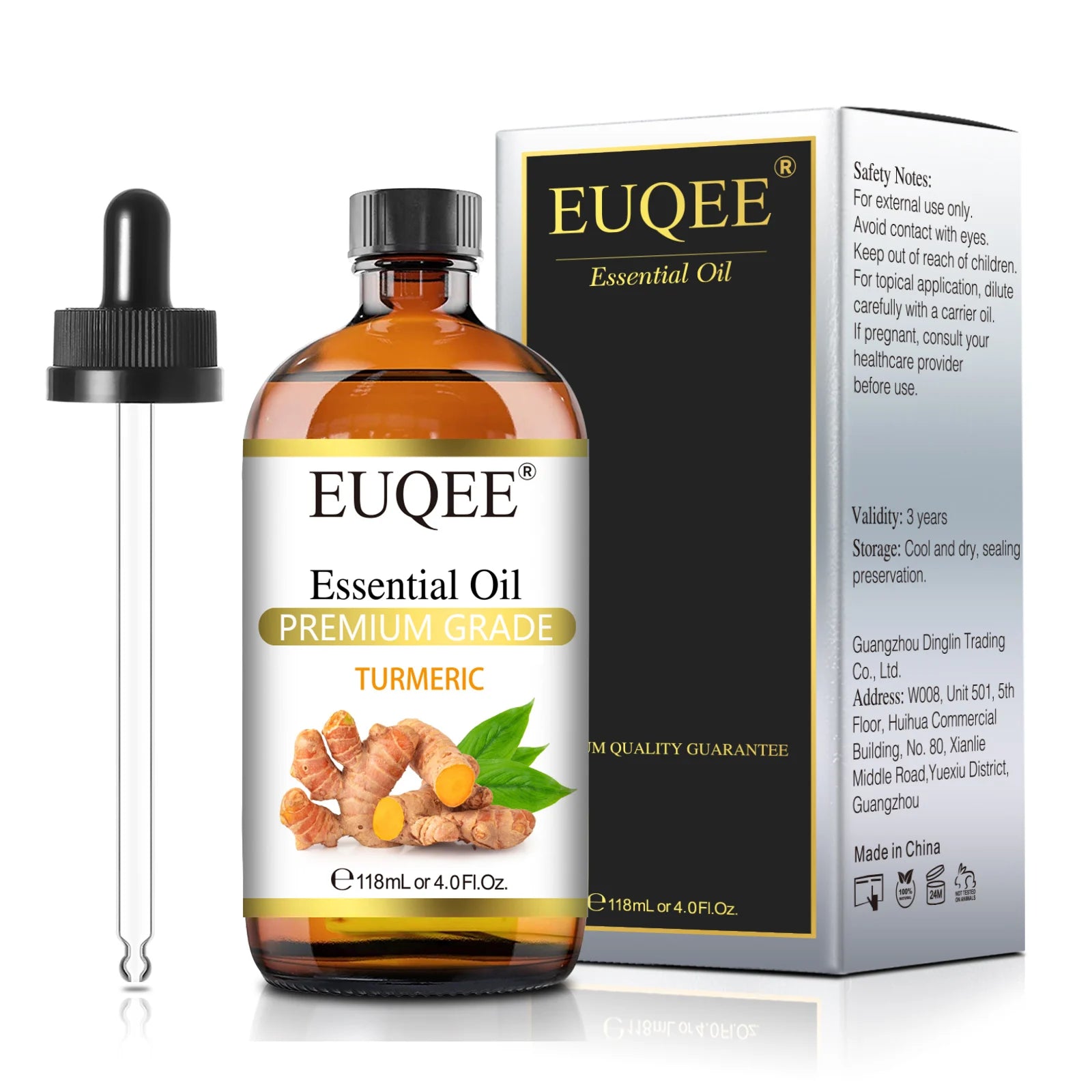 EUQEE 4 Fl Oz Essential Oils for Aromatherapy