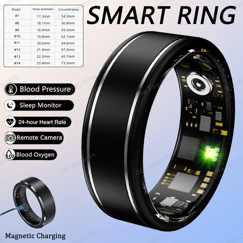 Blood Pressure - Sleep - Health Monitor Smart Ring