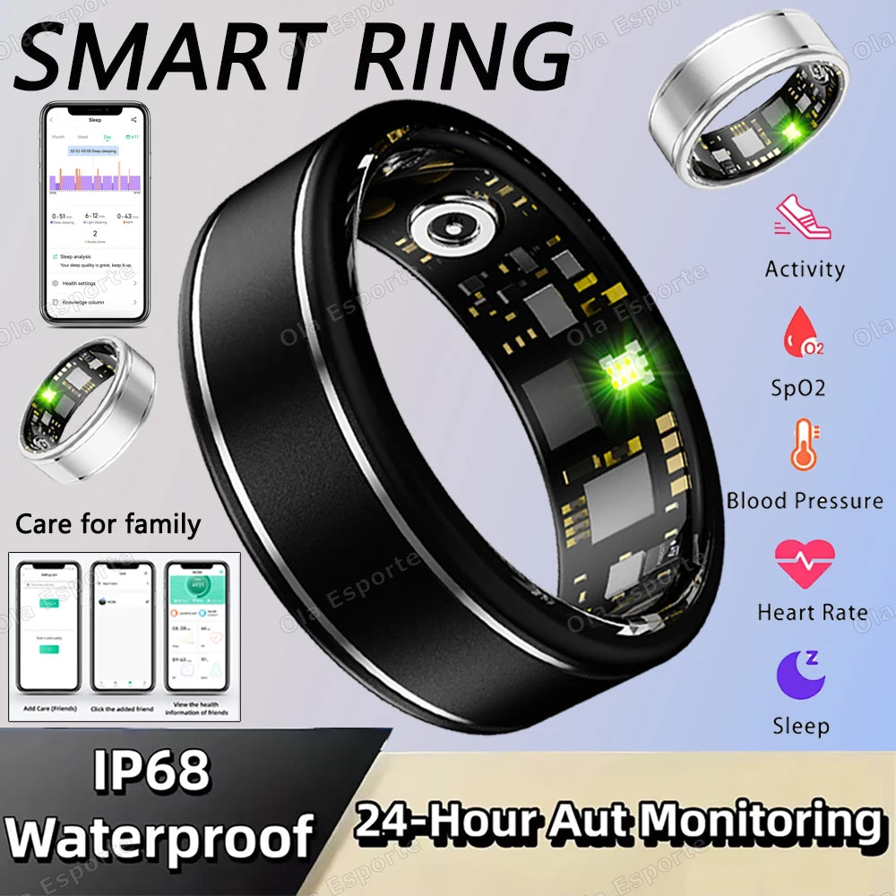 Blood Pressure - Sleep - Health Monitor Smart Ring