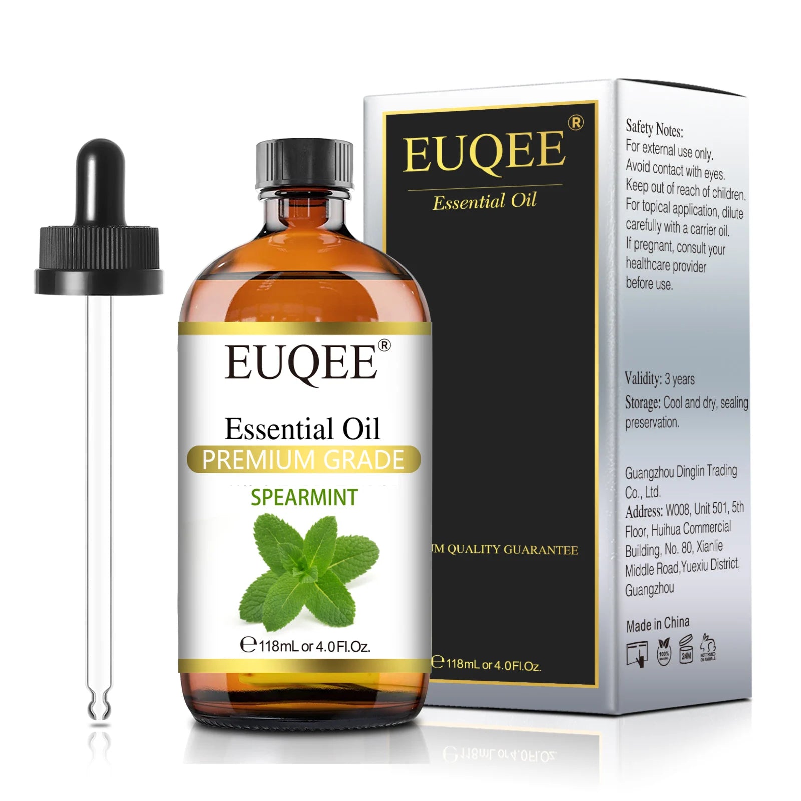 EUQEE 4 Fl Oz Essential Oils for Aromatherapy
