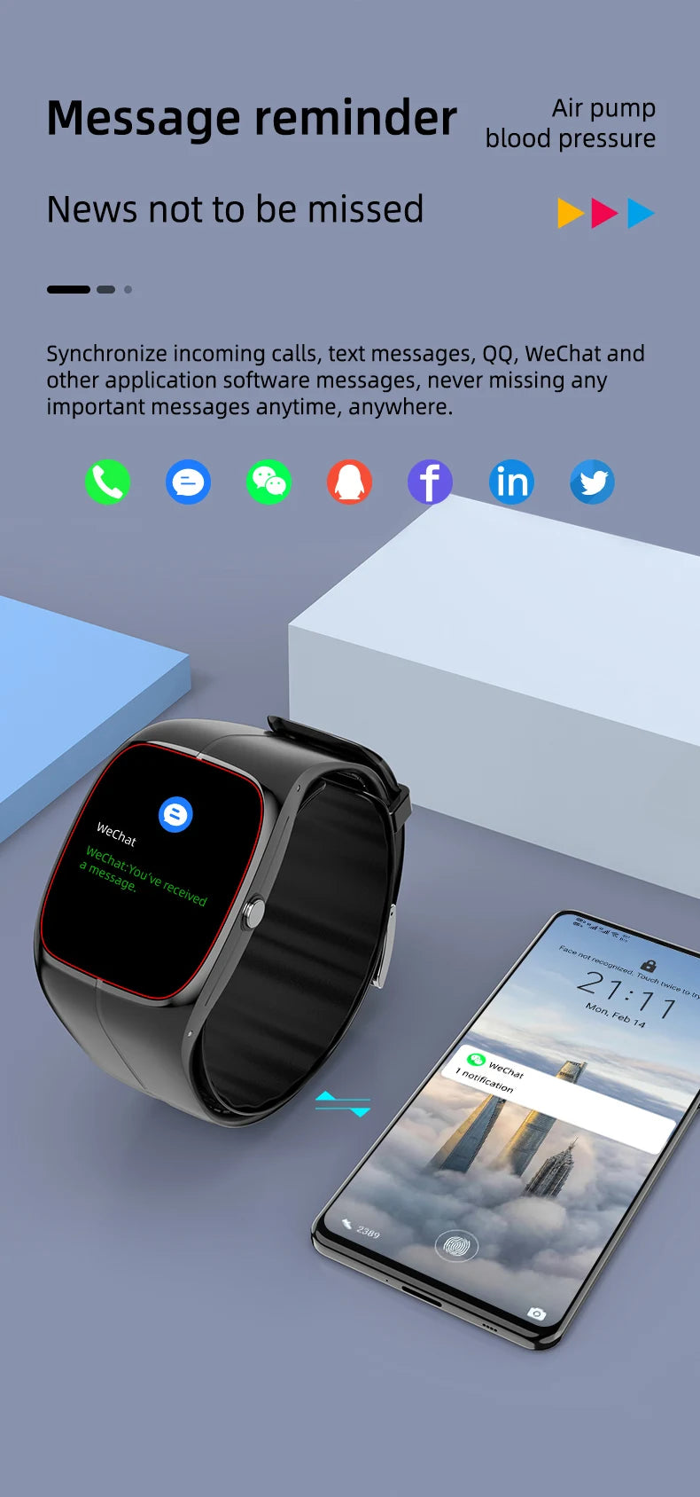Medical Grade Blood Pressure Smartwatch