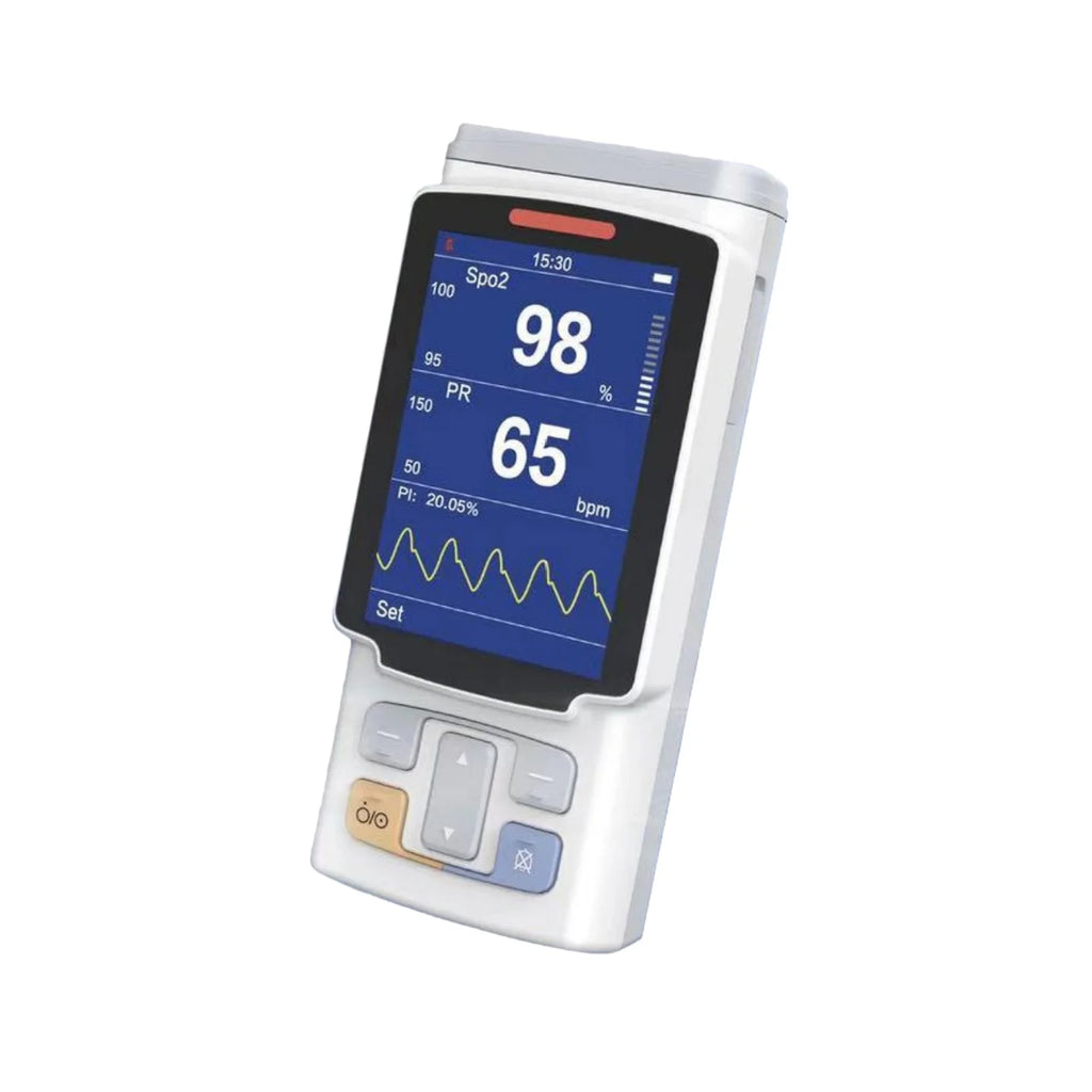 Portable blood oxygen saturation monitor