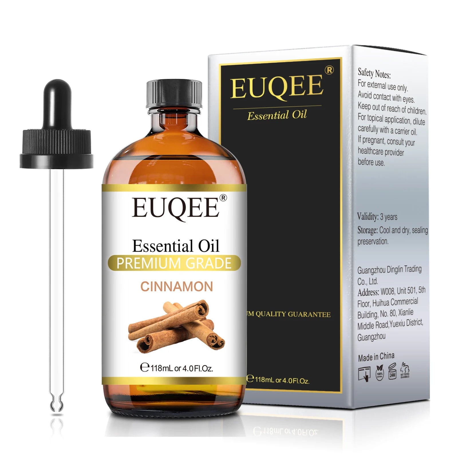 EUQEE 4 Fl Oz Essential Oils for Aromatherapy