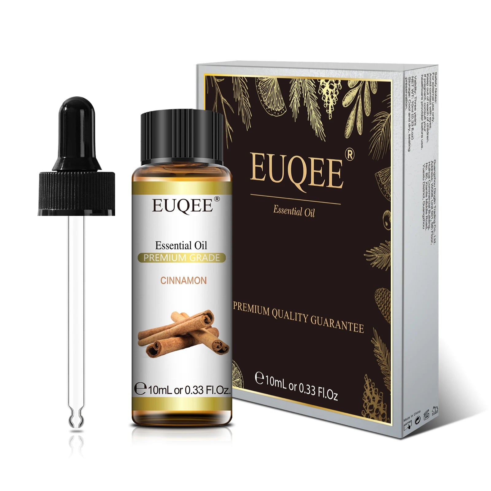 EUQEE 10ml Natural Plant Essential Oil with Dropper