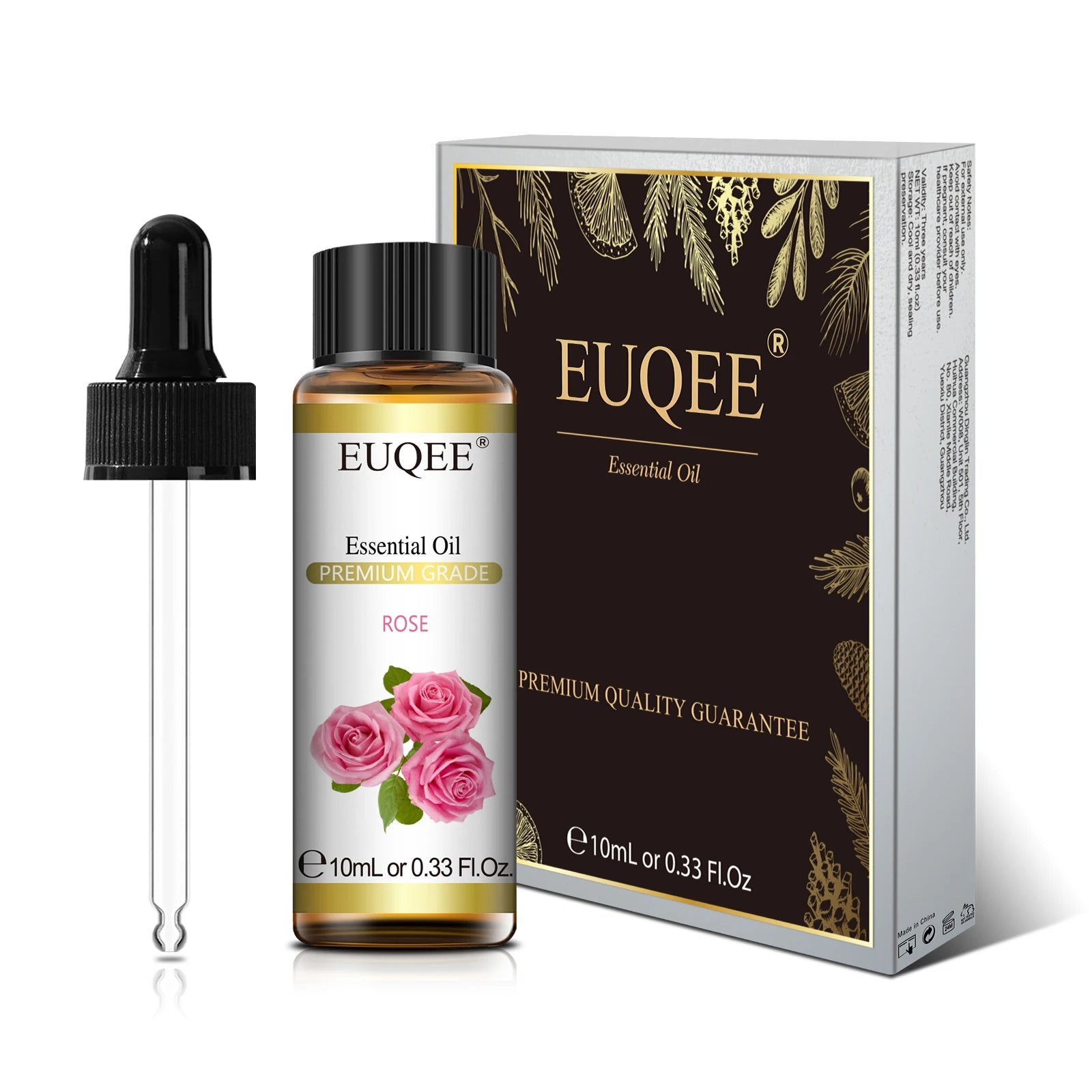 EUQEE 10ml Natural Plant Essential Oil with Dropper