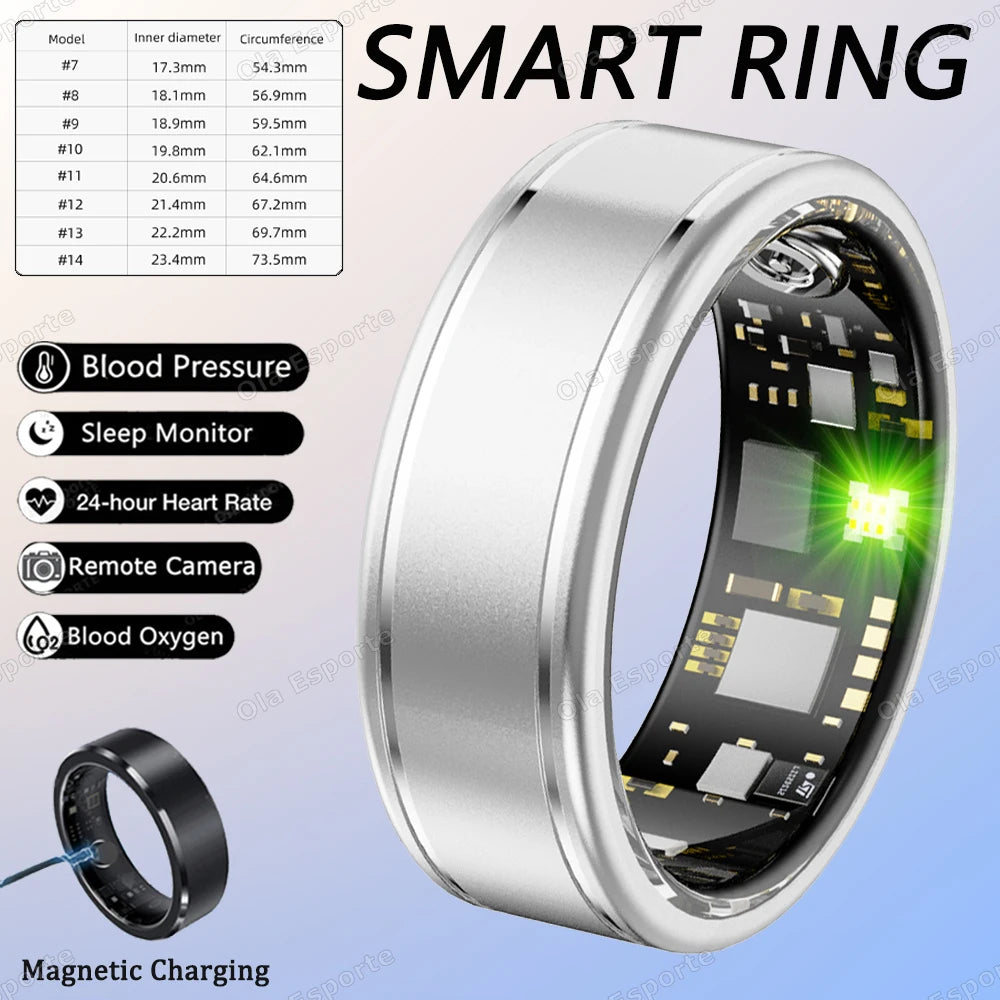 Blood Pressure - Sleep - Health Monitor Smart Ring