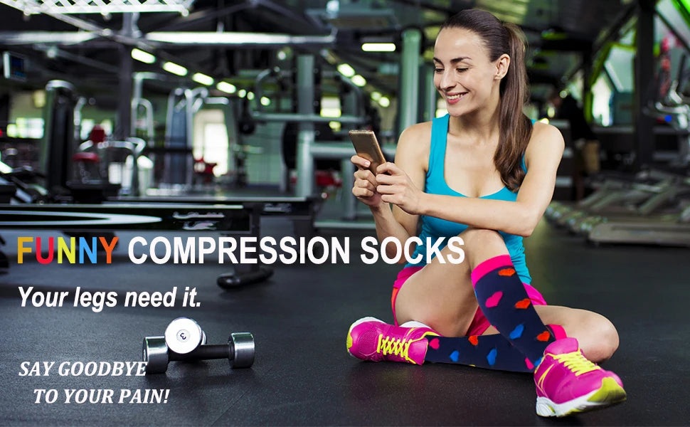 Compression Socks for Men/Women - 4 Pairs