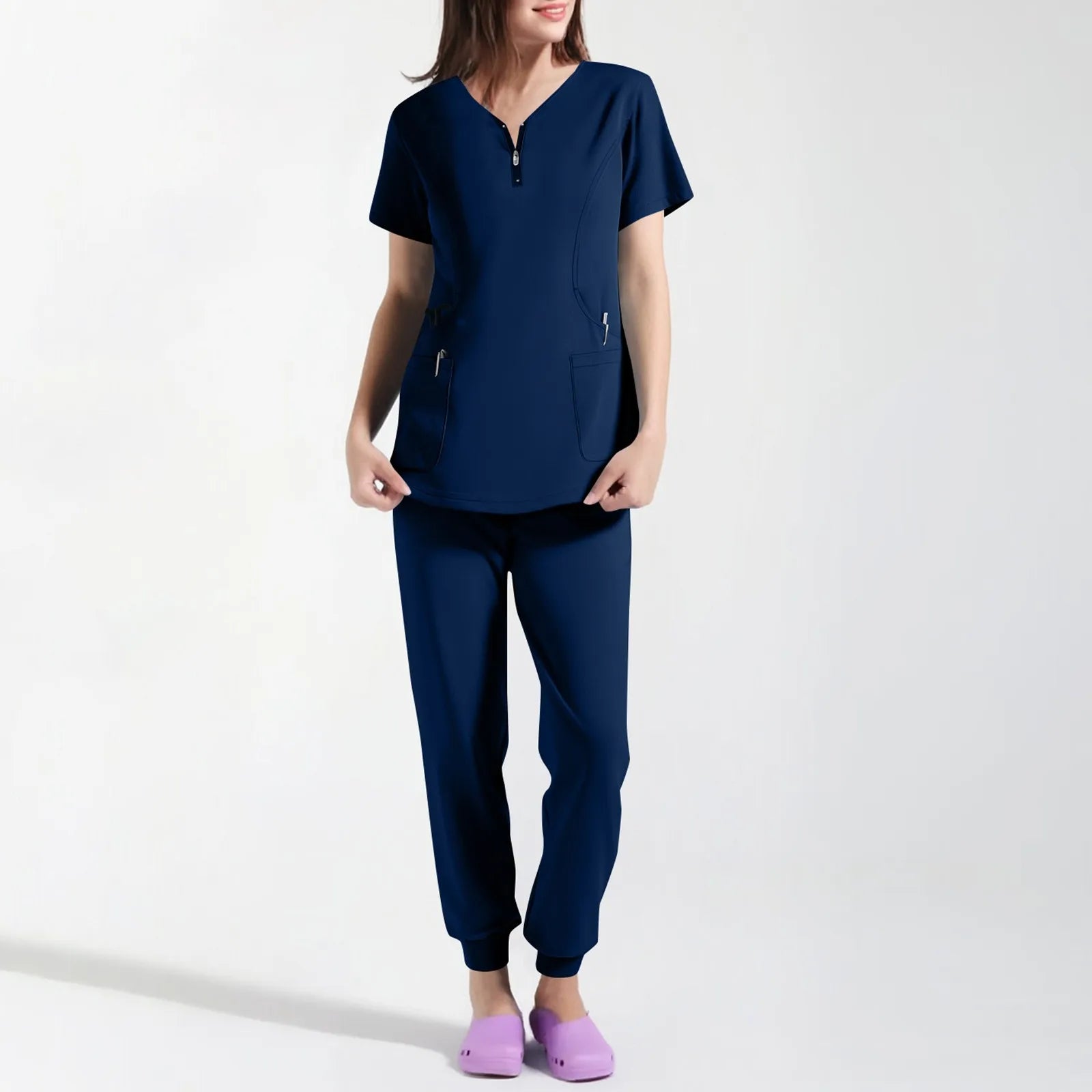 Scrubs Sets Medical Uniforms - Top + Jogger Pants