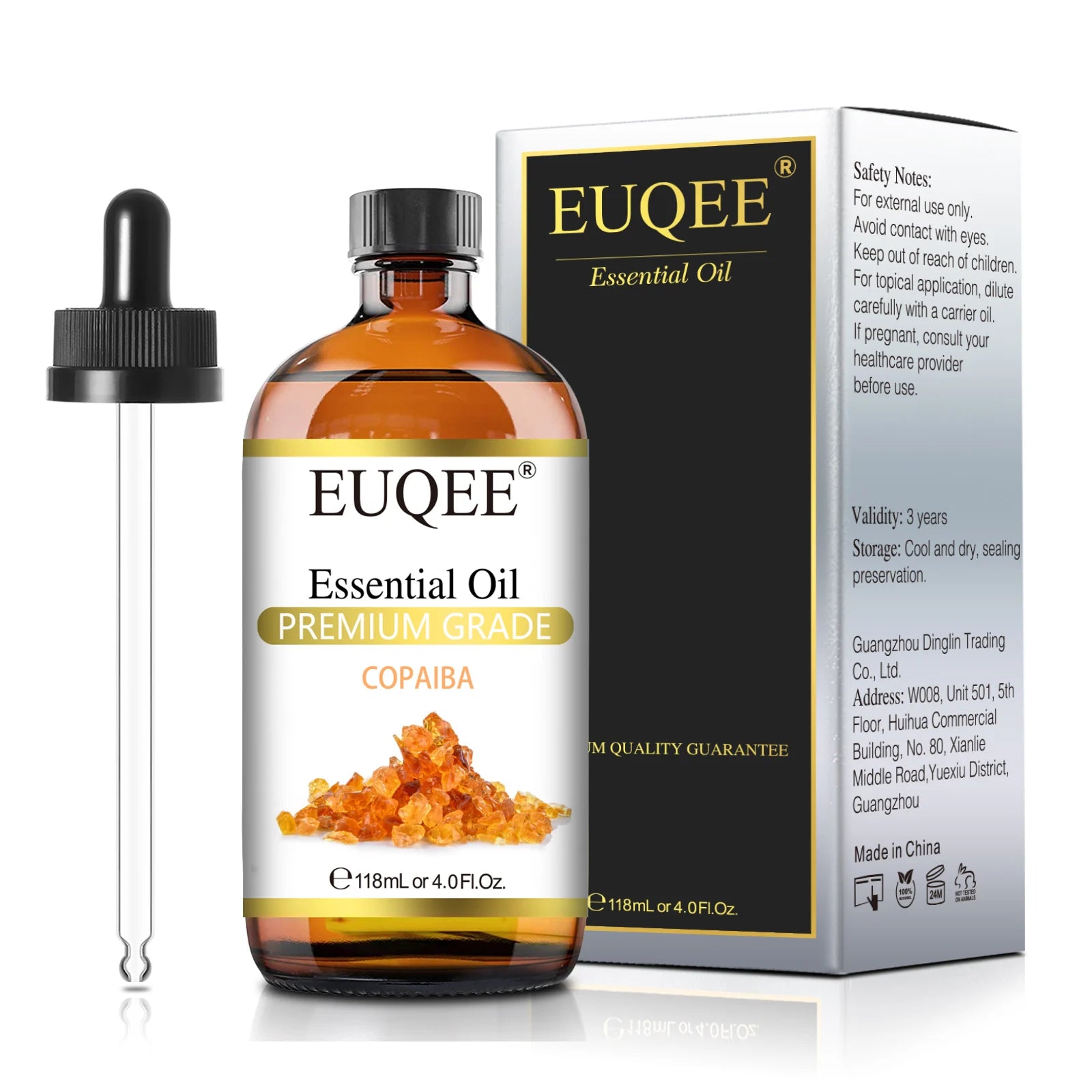 EUQEE 4 Fl Oz Essential Oils for Aromatherapy