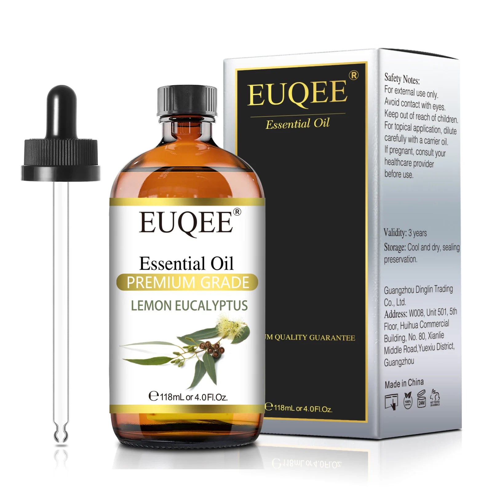 EUQEE 4 Fl Oz Essential Oils for Aromatherapy