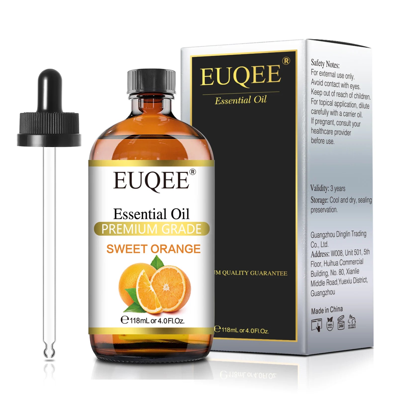 EUQEE 4 Fl Oz Essential Oils for Aromatherapy