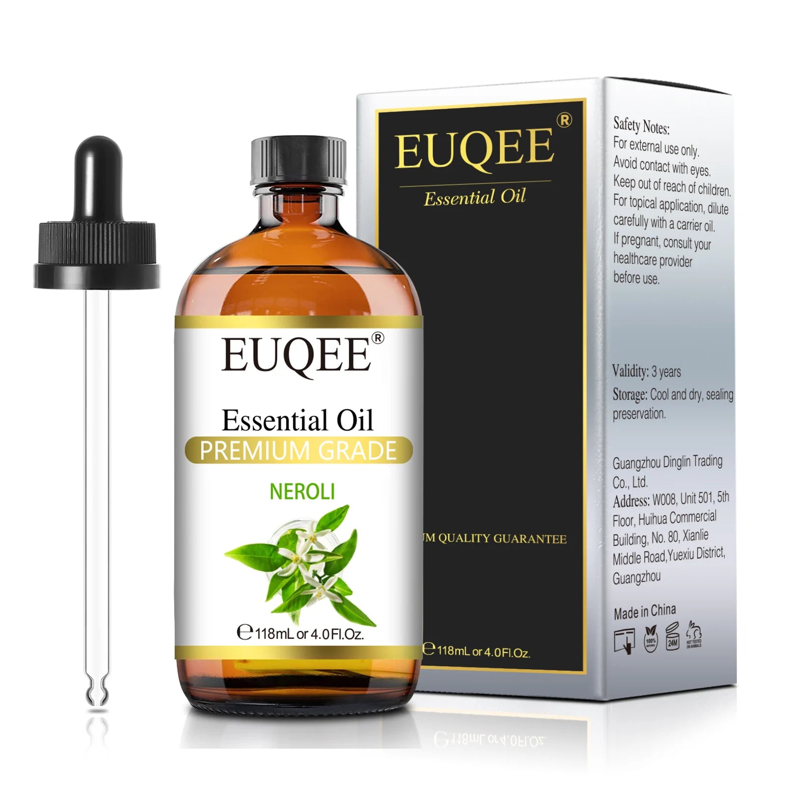EUQEE 4 Fl Oz Essential Oils for Aromatherapy