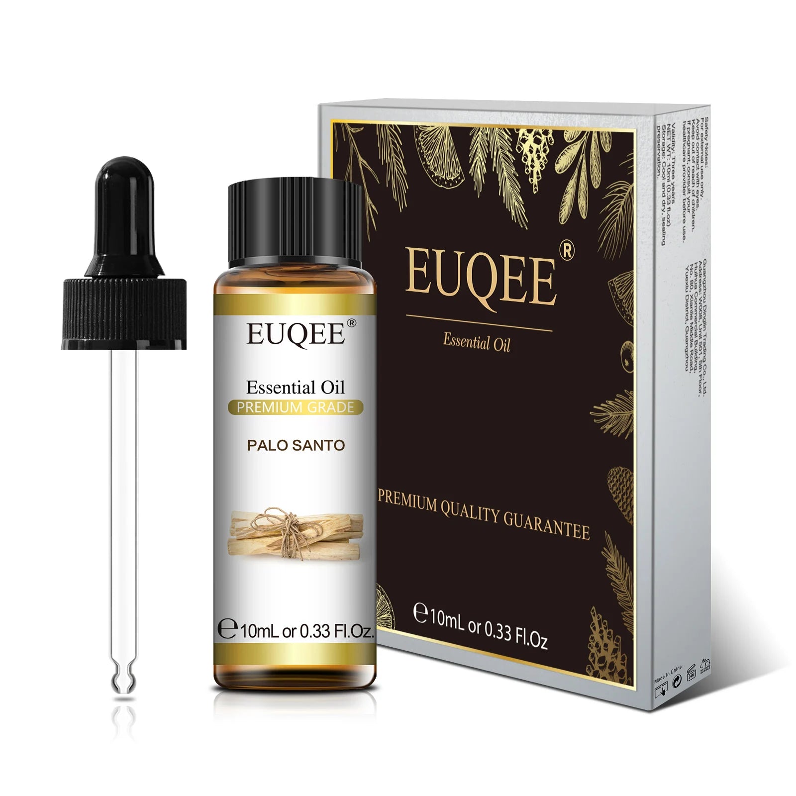 EUQEE 10ml Natural Plant Essential Oil with Dropper