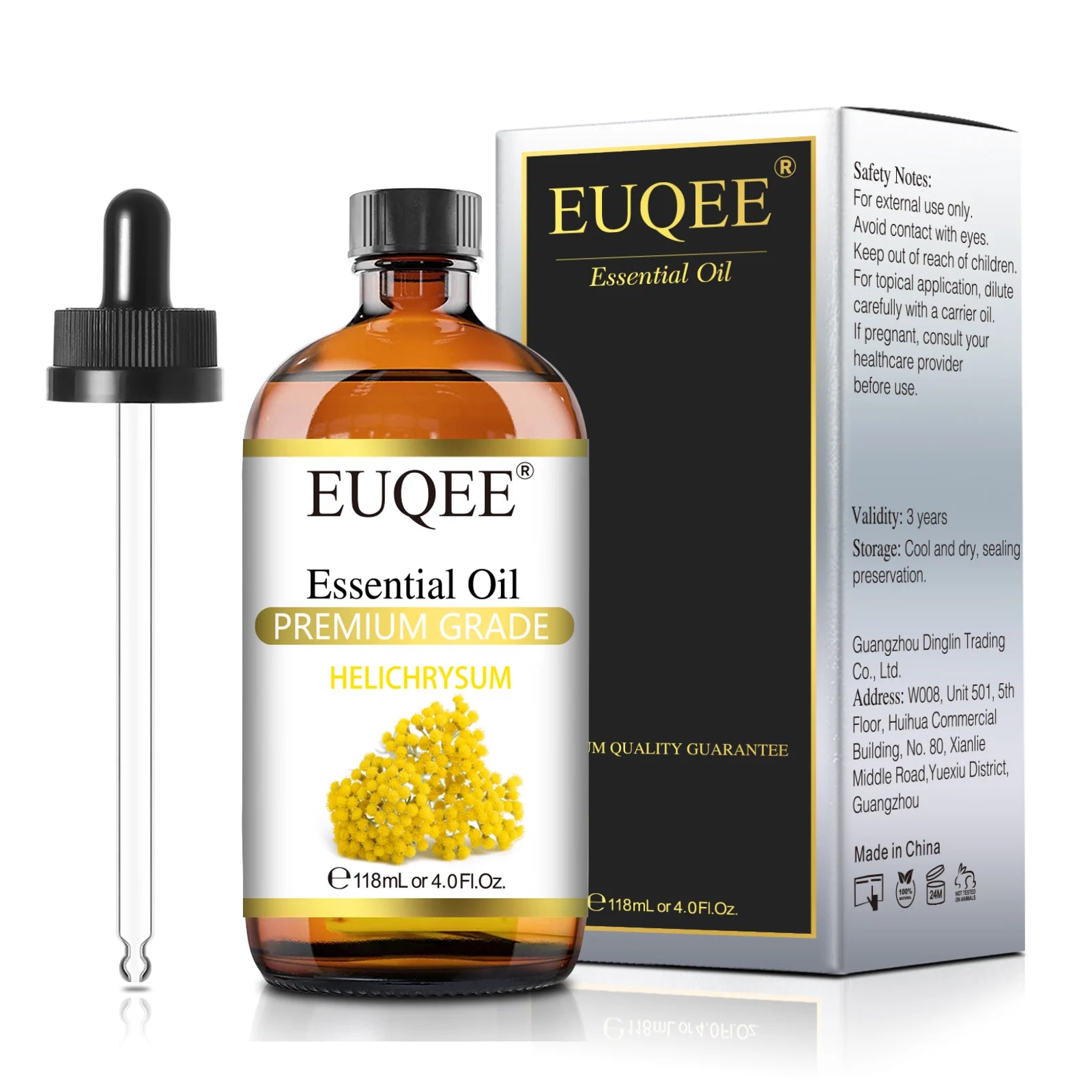 EUQEE 4 Fl Oz Essential Oils for Aromatherapy